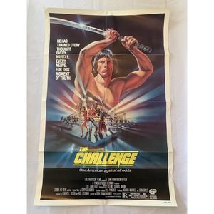 The Challenge 1982 One Sheet Movie Poster- Folded - Scott Glenn, Toshiro, Mifune